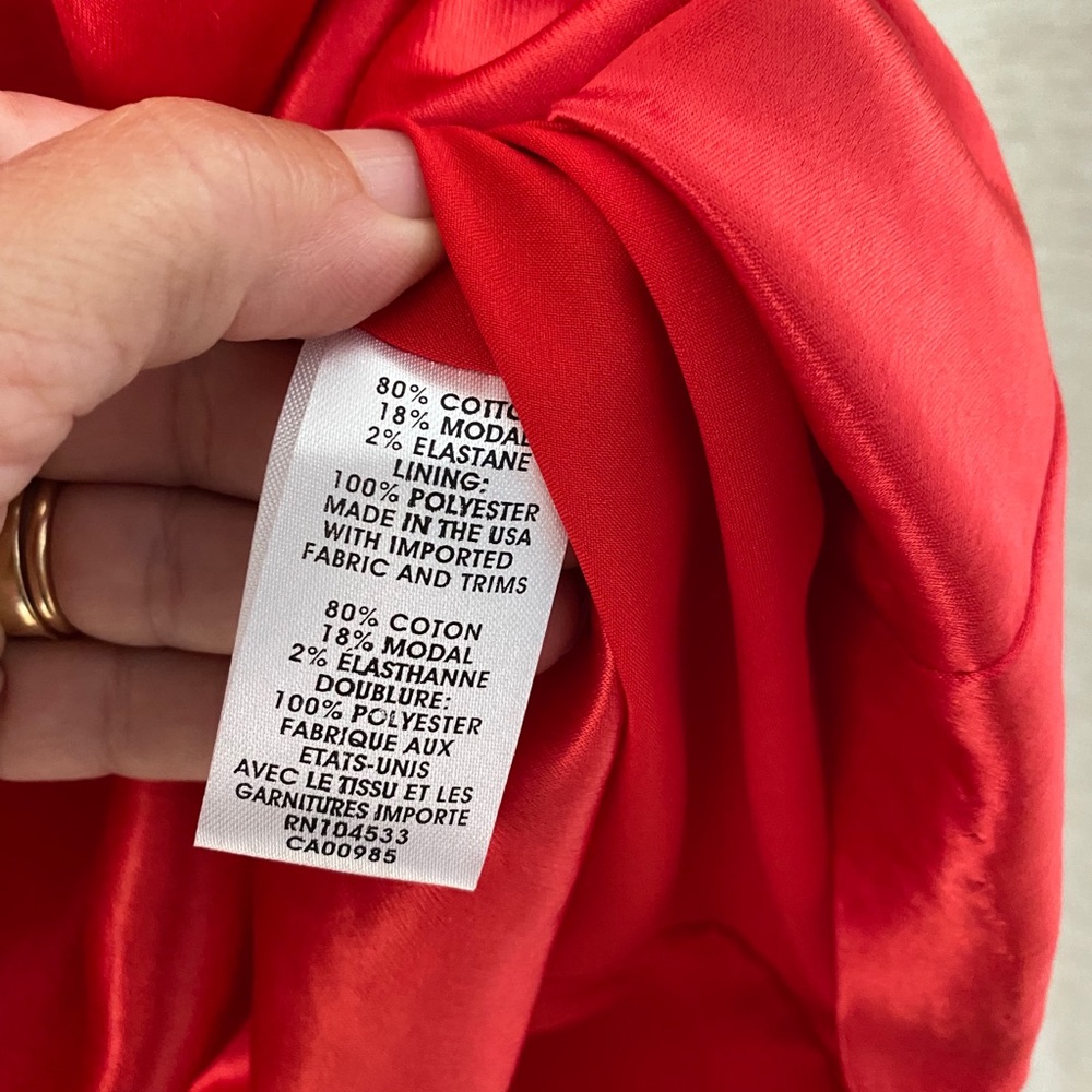 NWT Nanette Lepore Red Dress - Picture 6 of 9